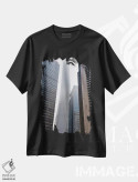 تیشرت مشکی طرح دار آثار کرن سو - فروشگاه ایماژ
