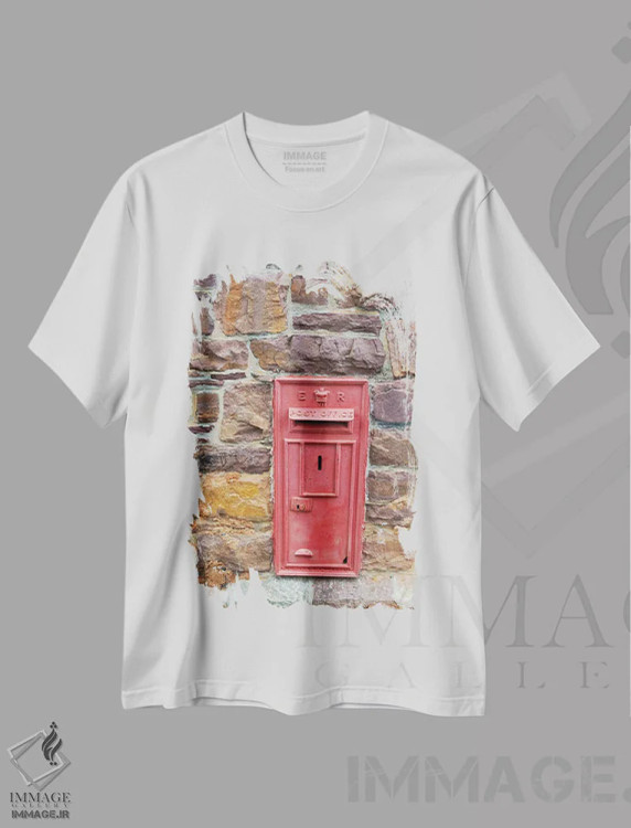 تیشرت سفید طرح دار آثار کرن سو - فروشگاه ایماژ