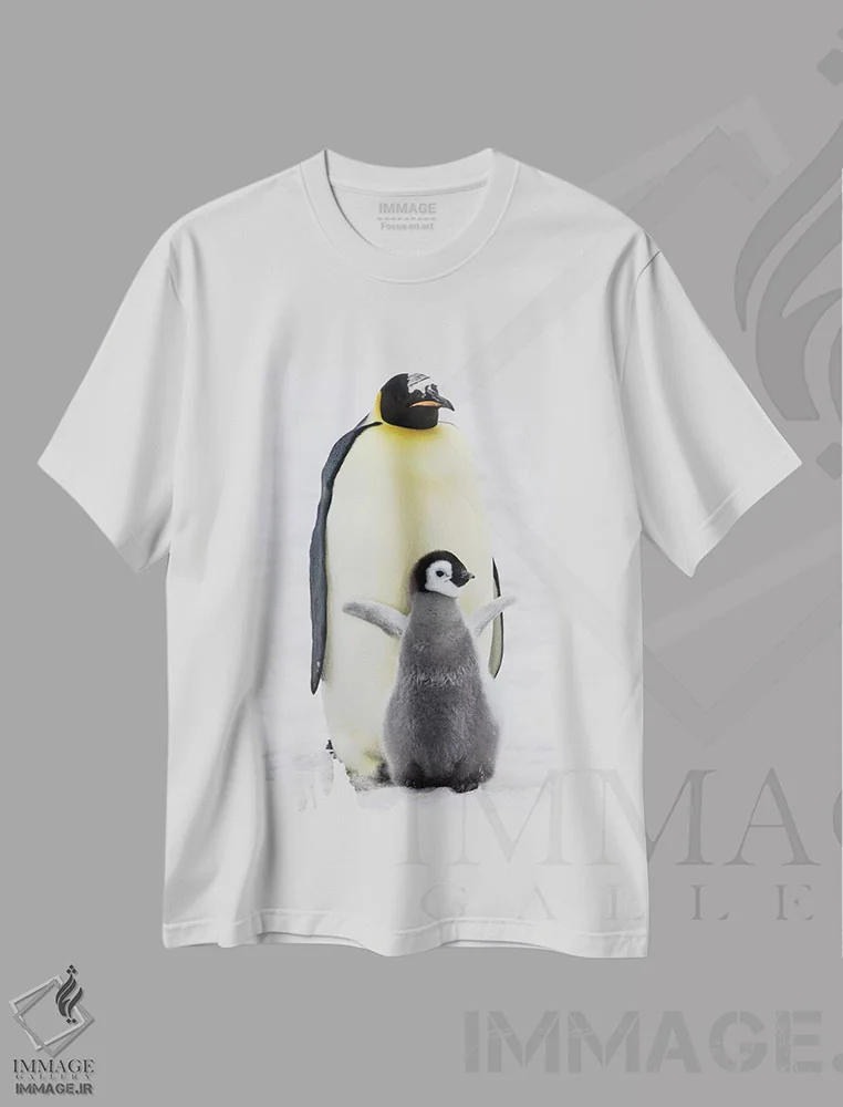 تیشرت سفید طرح دار آثار کرن سو - فروشگاه ایماژ