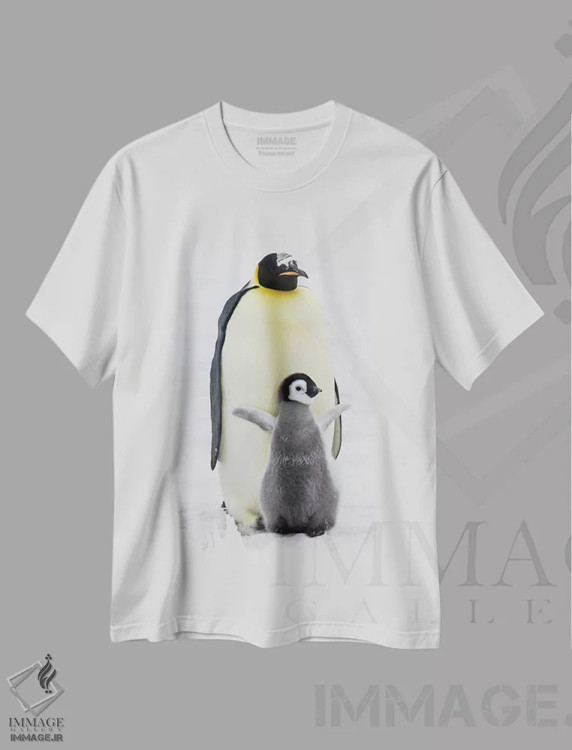 تیشرت سفید طرح دار آثار کرن سو - فروشگاه ایماژ