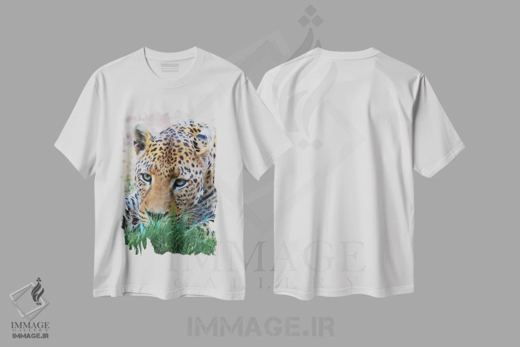 تیشرت سفید طرح دار آثار کرن سو - immage.ir