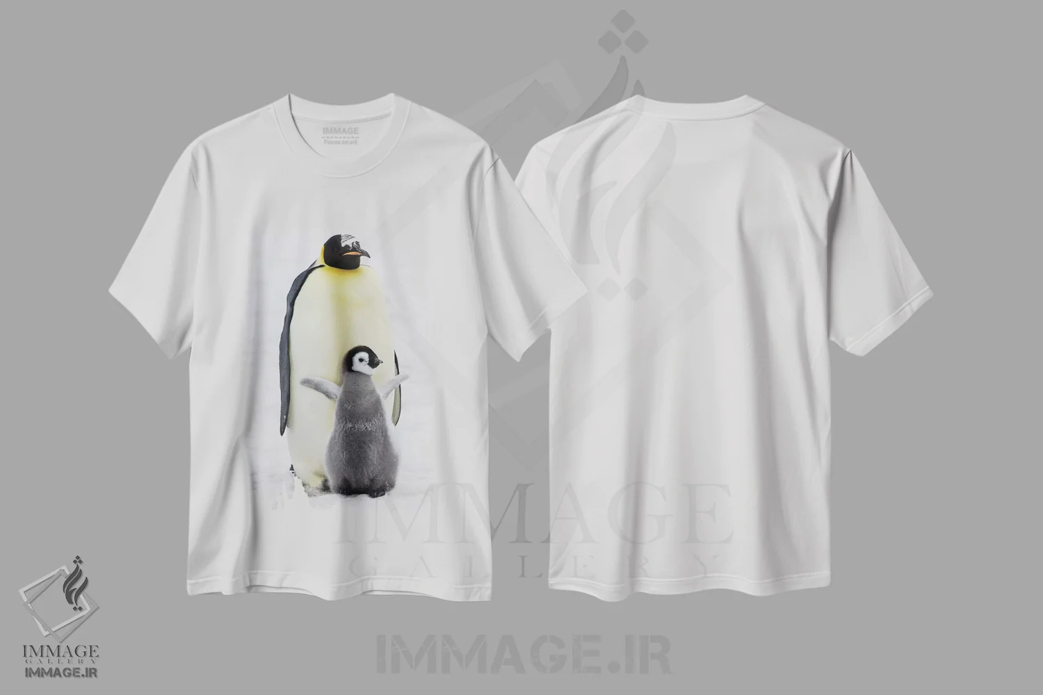 تیشرت سفید طرح دار آثار کرن سو - فروشگاه ایماژ