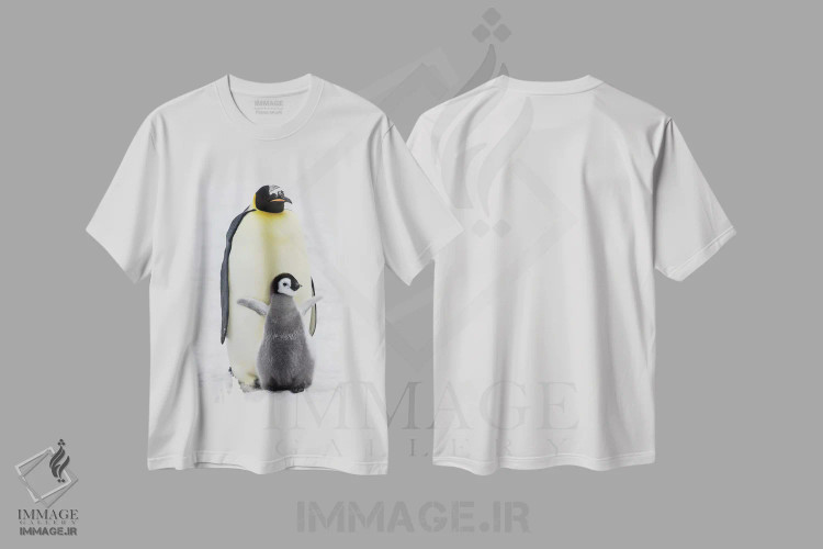 تیشرت سفید طرح دار آثار کرن سو - فروشگاه ایماژ