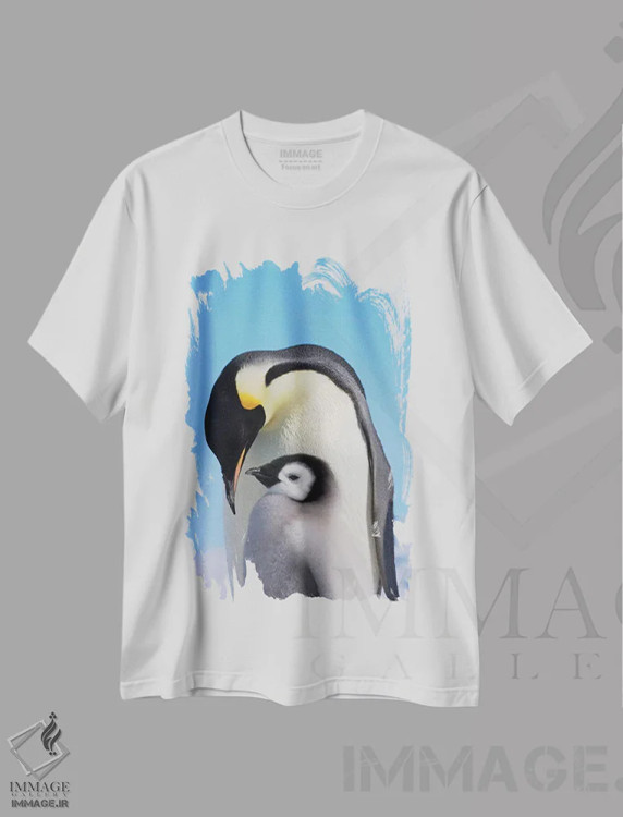 تیشرت سفید طرح دار آثار کرن سو - فروشگاه ایماژ