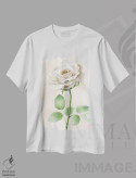 تیشرت سفید طرح دار پنل رزهای عاجی I، دکور معاصر اثر کلسی ویلسون | immage.ir