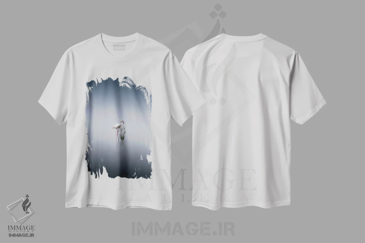 تیشرت سفید طرح دار لحظه را نگه دار، عکاسی ترکیبی اثر کاترین فدرر | immage.ir