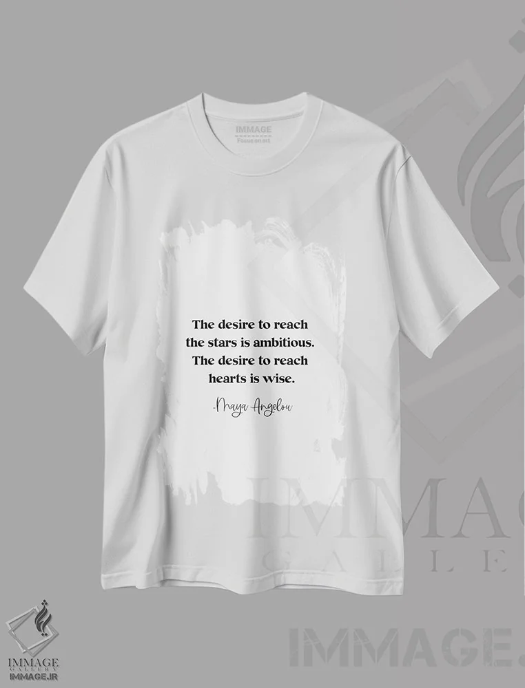 تیشرت سفید طرح دار آثار خارین هینز - فروشگاه ایماژ