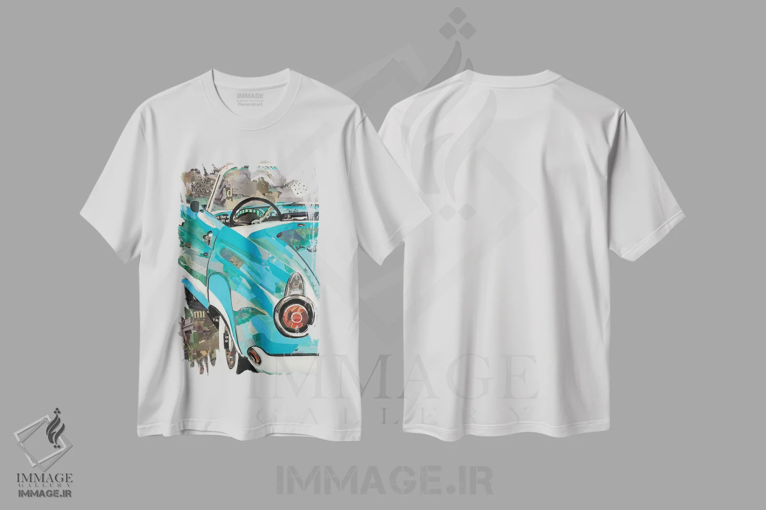 تیشرت سفید طرح دار پرنده افسانه ای تندر، تزئینی اثر کلسی هوchstatter | immage.ir