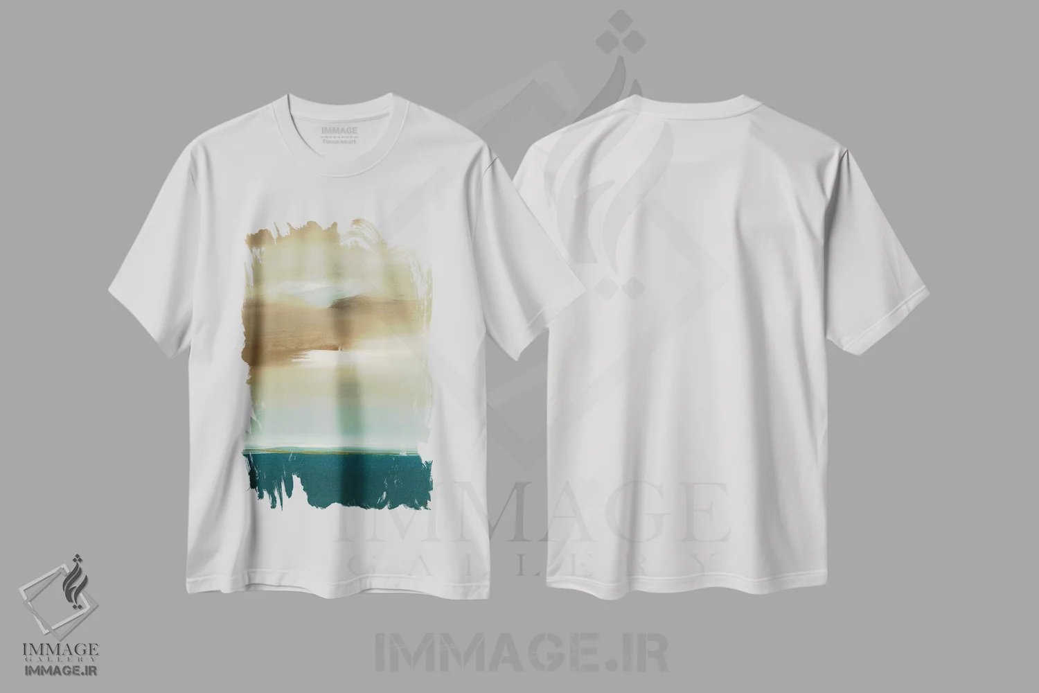 تیشرت سفید طرح دار ژانویه اثر کلسی هوchstatter | immage.ir