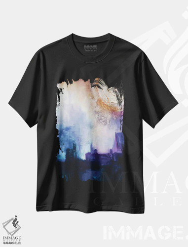 تیشرت مشکی طرح دار یافتن رویاها اثر کیمبرلی ابوت | فروشگاه ایماژ