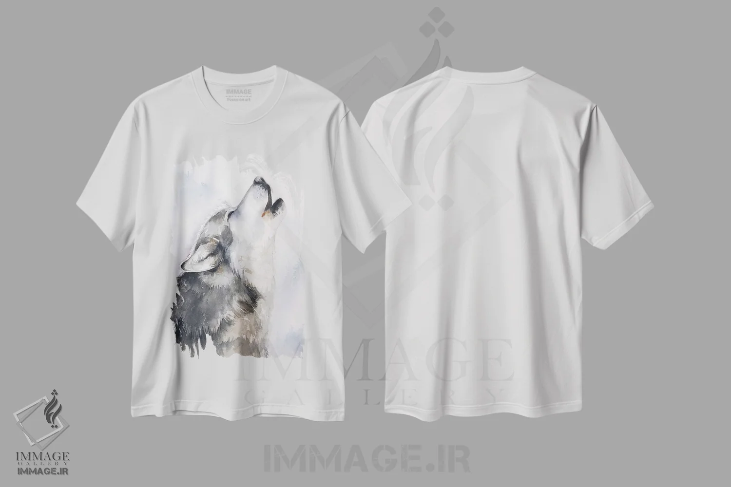 تیشرت سفید طرح دار وحشی، مدیوم اثر کایرا بالان | immage.ir