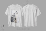 تیشرت سفید طرح دار وحشی، مدیوم اثر کایرا بالان | immage.ir