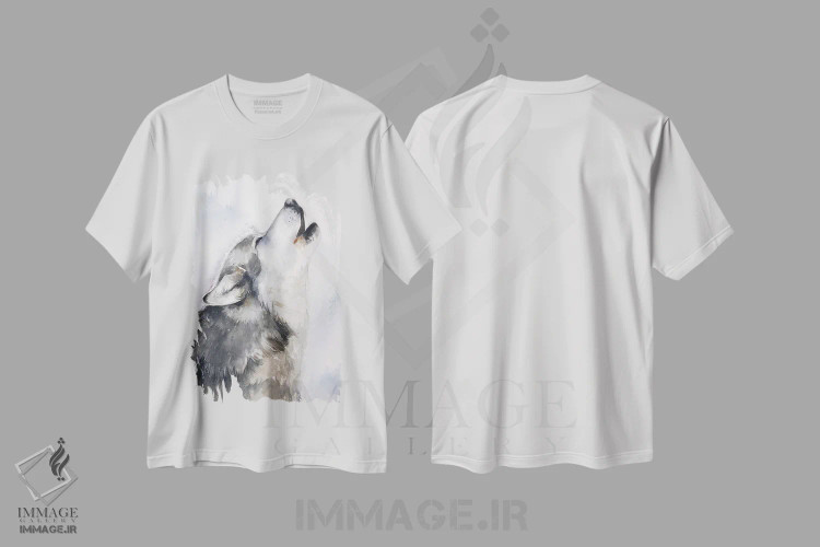 تیشرت سفید طرح دار وحشی، مدیوم اثر کایرا بالان | immage.ir
