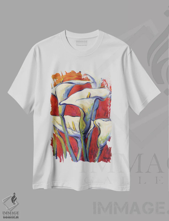 تیشرت سفید طرح دار کالاهای بازیگوش ۲، دکور معاصر اثر کانی کیم | فروشگاه ایماژ