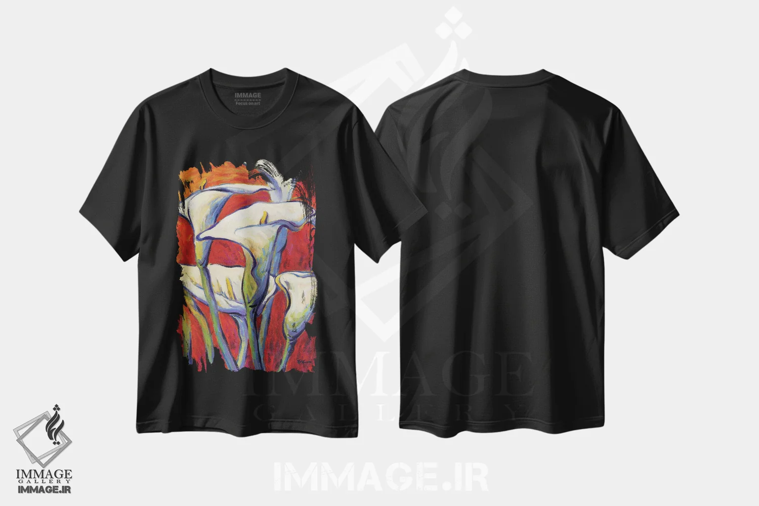 تیشرت مشکی طرح دار کالاهای بازیگوش ۲، دکور معاصر اثر کانی کیم | immage.ir