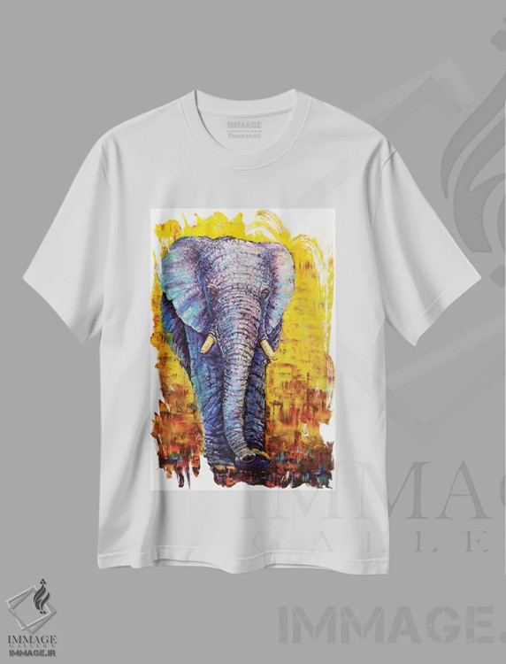 تیشرت سفید طرح دار برکه روستایی، دکور معاصر اثر کیپ دکر | immage.ir