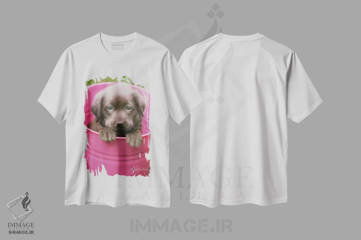 تیشرت سفید طرح دار پودینگ کاپ، مدیوم اثر کیت کیمبرلین | فروشگاه ایماژ
