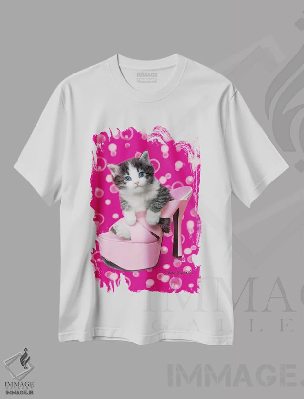 تیشرت سفید طرح دار آیا این ها سایز دیگری دارند؟، مدیوم اثر کیت کیمبرلین | فروشگاه ایماژ