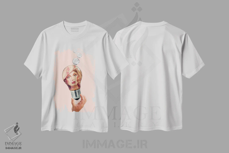 تیشرت سفید طرح دار آن قدرها هم واضح نیست، تزئینی اثر کیکی سی لندن | immage.ir