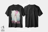 تیشرت مشکی طرح دار روح آزاد، عکاسی ترکیبی اثر کیکی سی لندن | فروشگاه ایماژ