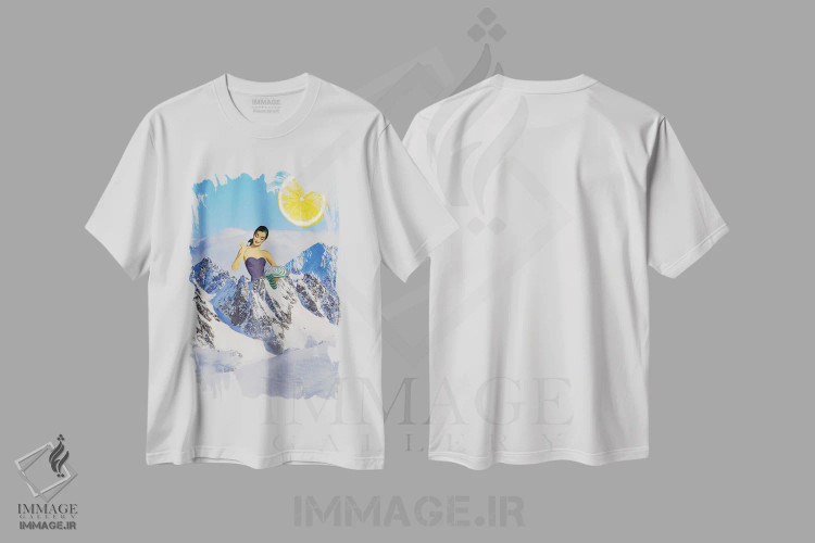 تیشرت سفید طرح دار بهترین دوست دختر، مدیوم اثر کیکی سی لندن | فروشگاه ایماژ