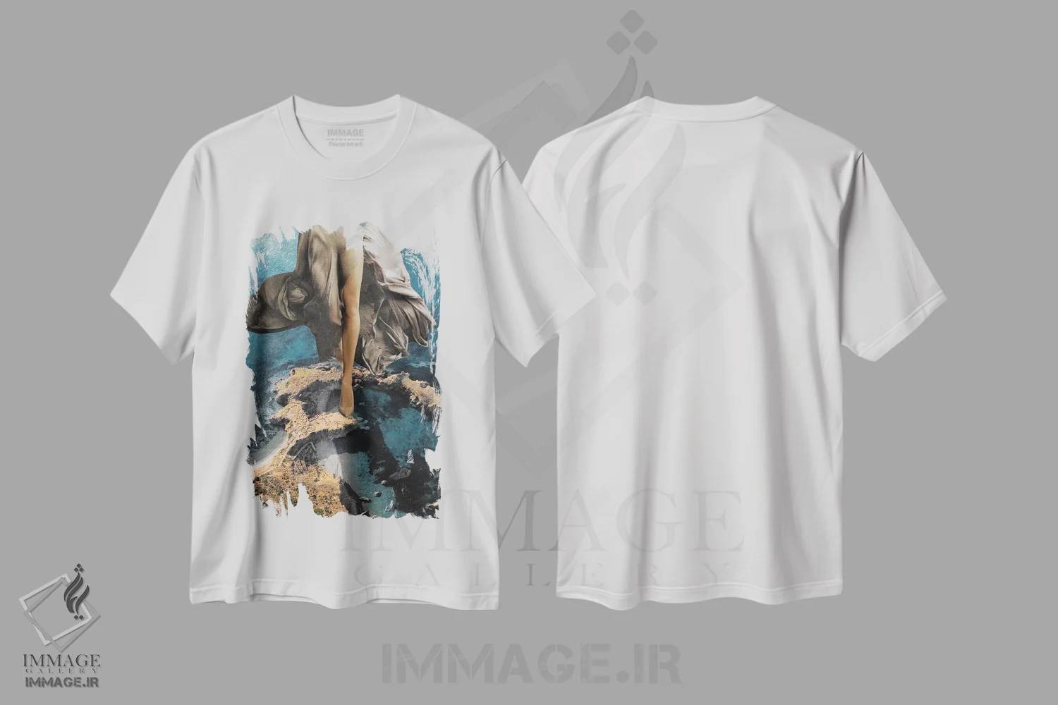تیشرت سفید طرح دار جذاب باش، عکاسی ترکیبی اثر کیکی سی لندن | immage.ir