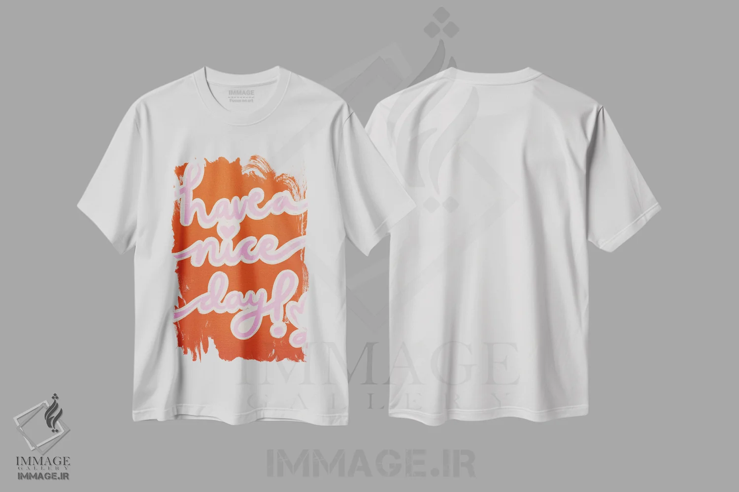 تیشرت سفید طرح دار روز خوبی داشته باش، تزئینی اثر کارتیکا پارامیتا | immage.ir