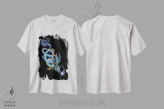 تیشرت سفید طرح دار اژدهای شب تاب، مدیوم اثر کتی لیپسکامب | فروشگاه ایماژ