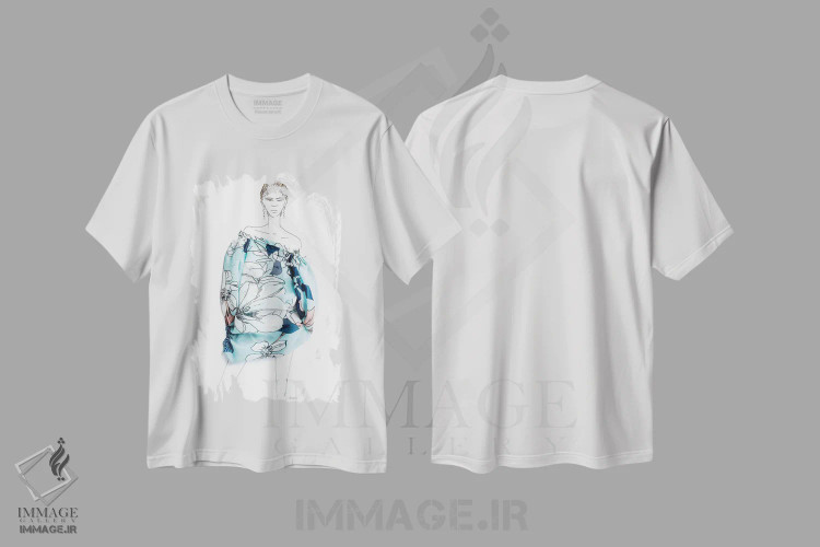 تیشرت سفید طرح دار گروه طلایی، هنر آمریکایی آفریقایی تبار اثر کِلی لوتهال | immage.ir