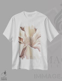 تیشرت سفید طرح دار ماگنولیا، مدیوم اثر کریستینا مالن | فروشگاه ایماژ