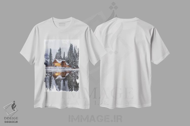 تیشرت سفید طرح دار الاغ تزئین شده اثر کارن منداو | immage.ir