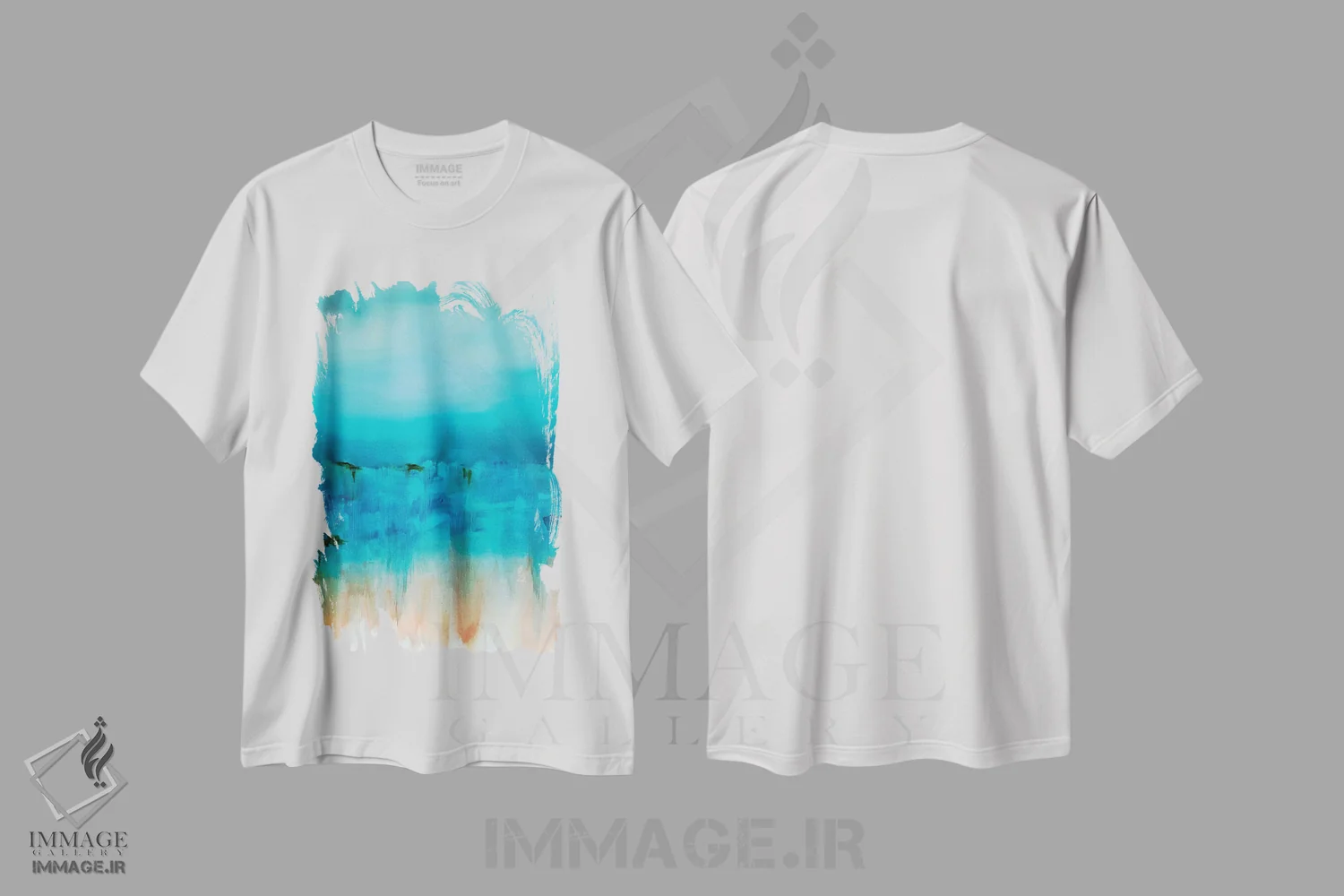 تیشرت سفید طرح دار اوج گرفتن اثر کا آر موئر | immage.ir