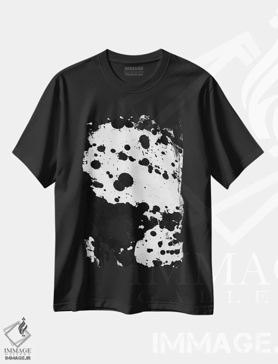 تیشرت مشکی طرح دار اثر پروانه ای ۱ اثر کندون کریشنز | immage.ir