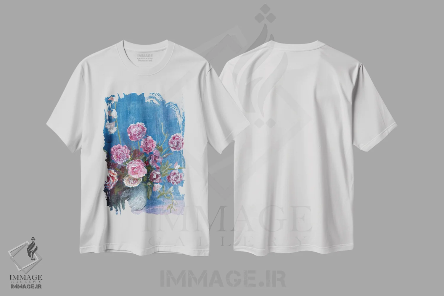 تیشرت سفید طرح دار عزیزم، سربلند باش، تزئینی اثر کندون کریشنز | فروشگاه ایماژ