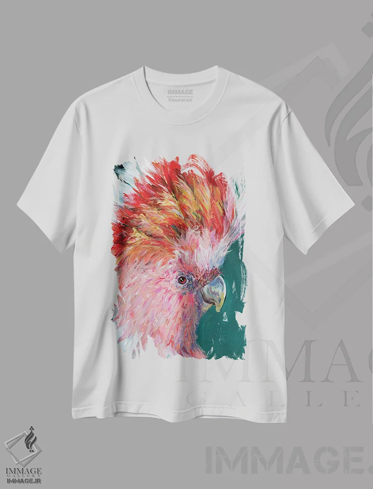 تیشرت سفید طرح دار فوق العاده، هنر دیجیتال اثر کندون کریشنز | immage.ir
