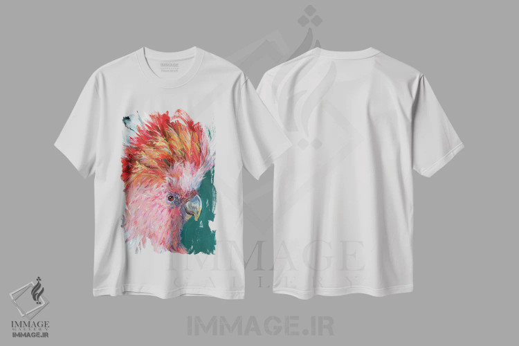 تیشرت سفید طرح دار فوق العاده، هنر دیجیتال اثر کندون کریشنز | immage.ir