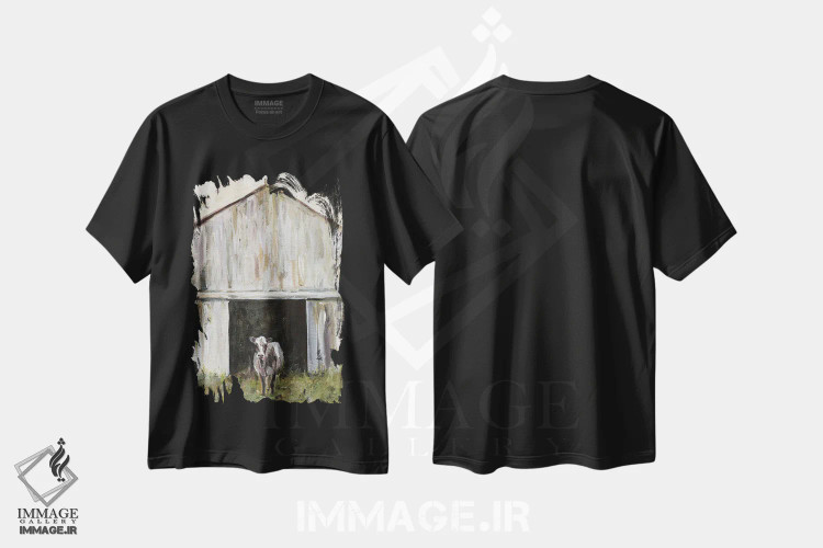 تیشرت مشکی طرح دار کارهای صبحگاهی، دکور روستایی اثر کندون کریشنز | immage.ir