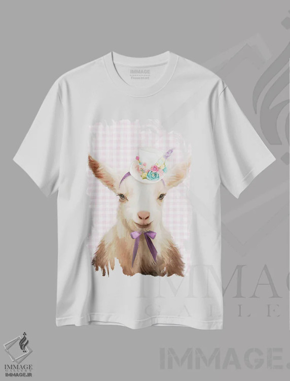 تیشرت سفید طرح دار بچه شیرین، دکور معاصر اثر کندون کریشنز | immage.ir