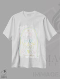 تیشرت سفید طرح دار روز رنگین کمانی، تزئینی اثر کندون کریشنز | فروشگاه ایماژ
