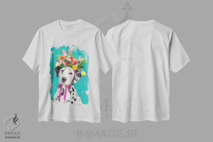 تیشرت سفید طرح دار پردیتا، دکور معاصر اثر کندون کریشنز | فروشگاه ایماژ