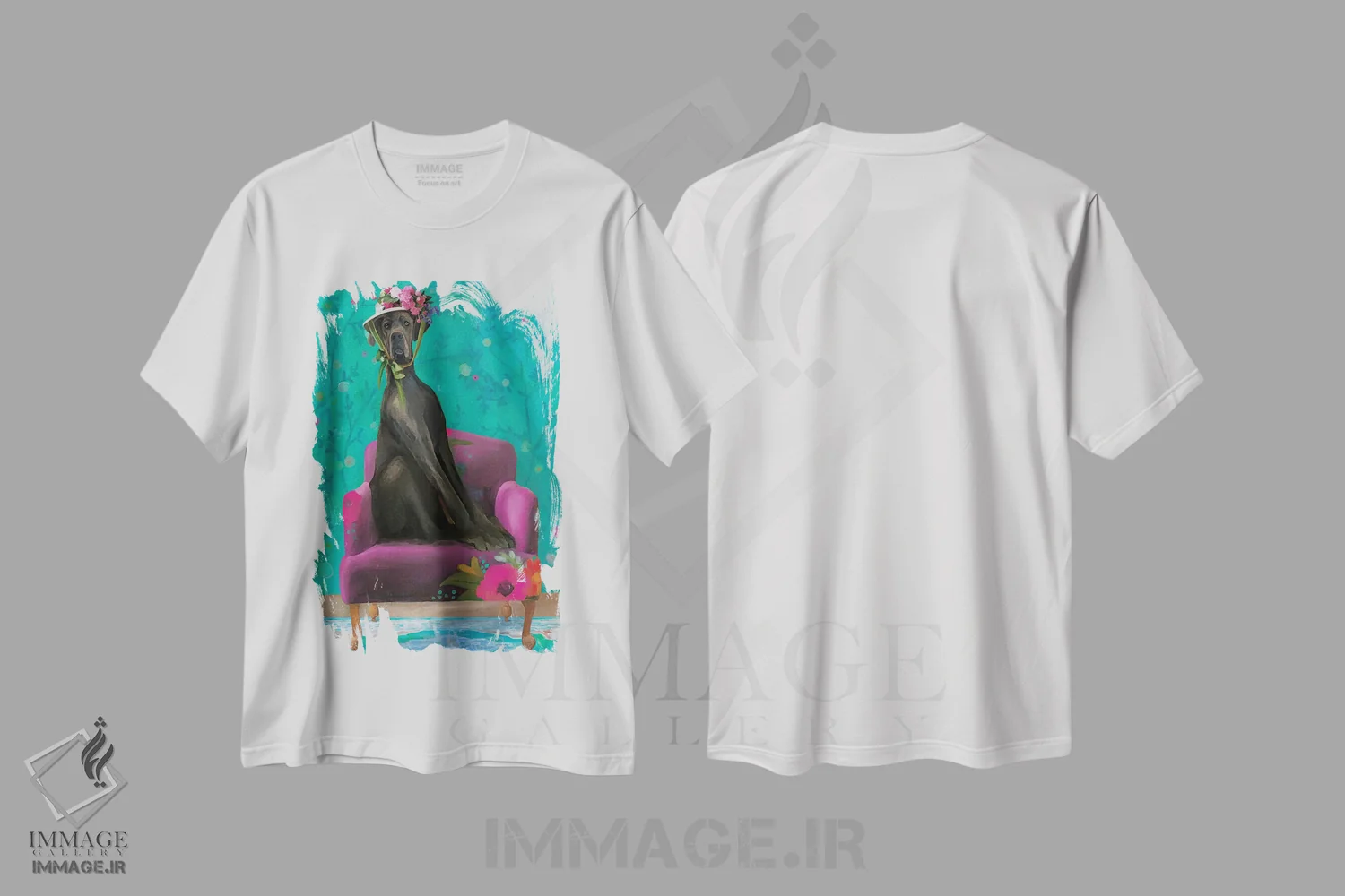 تیشرت سفید طرح دار آدو آنی، مدیوم اثر کندون کریشنز | فروشگاه ایماژ