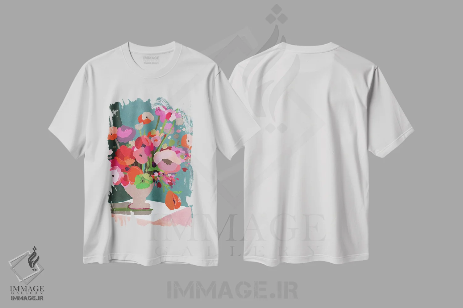 تیشرت سفید طرح دار یک قاچ پرتقال، دکور معاصر اثر کندون کریشنز | فروشگاه ایماژ