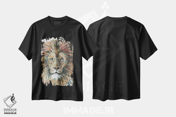 تیشرت مشکی طرح دار رئیس خانه، دکور معاصر اثر کندون کریشنز | فروشگاه ایماژ