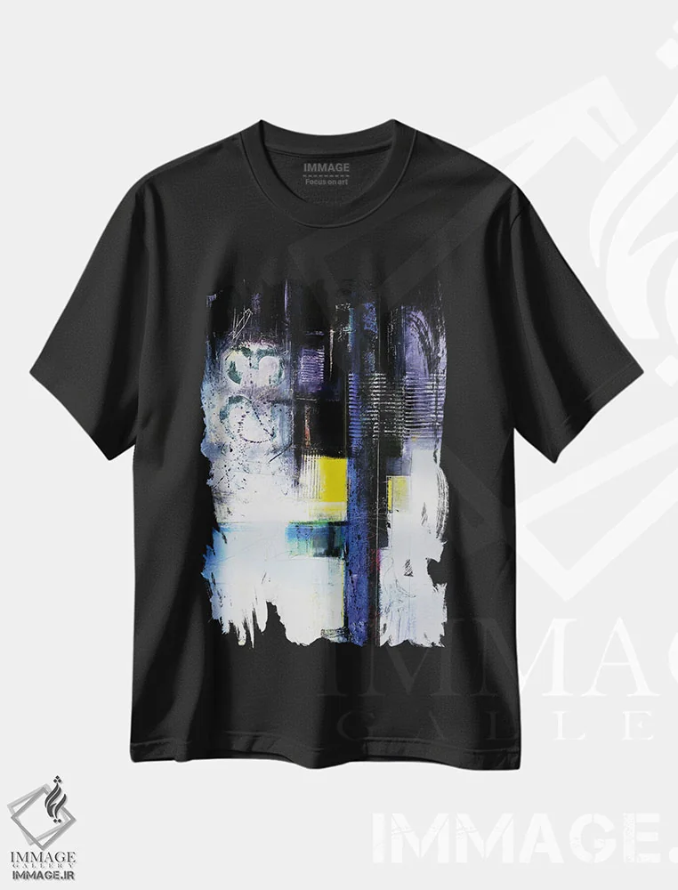 تیشرت مشکی طرح دار داستان مخفی ۱ اثر کتی مورتون استنیون | فروشگاه ایماژ