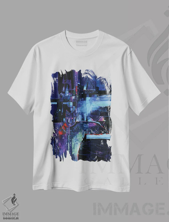 تیشرت سفید طرح دار ارواح باستانی اثر کتی مورتون استنیون | immage.ir