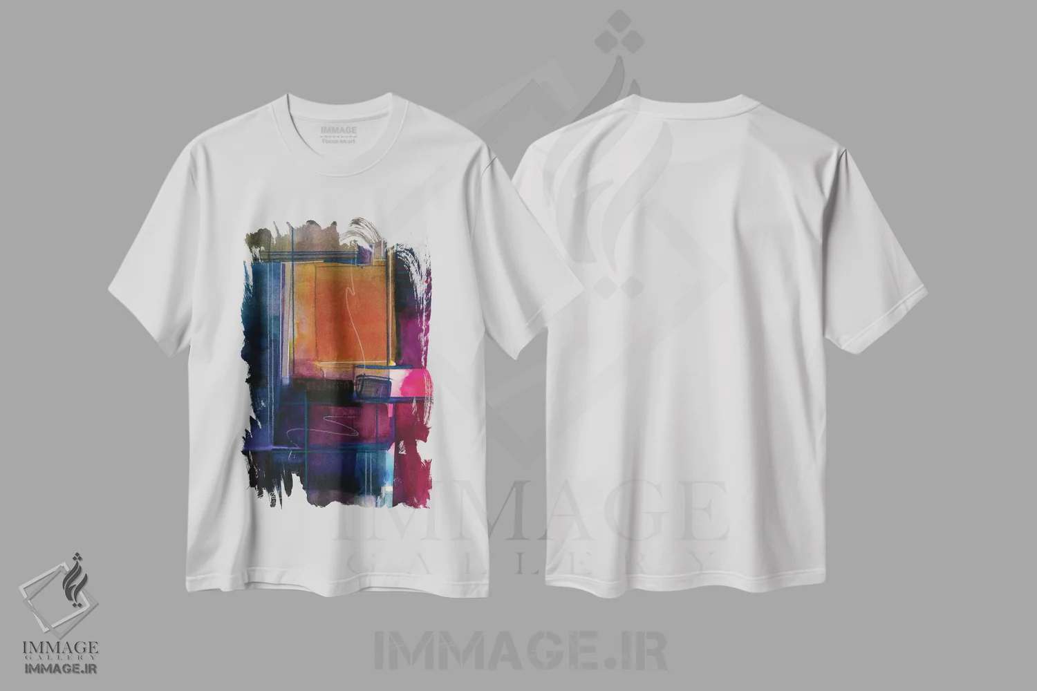 تیشرت سفید طرح دار سرگردانی عرفانی هشتم اثر کتی مورتون استنیون | immage.ir