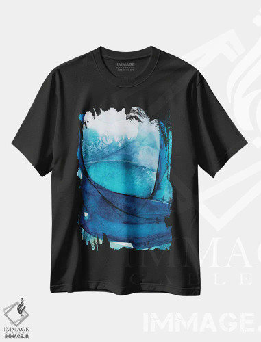 تیشرت مشکی طرح دار لحظات اثیری III، آبستره اثر کتی مورتون استنیون | فروشگاه ایماژ