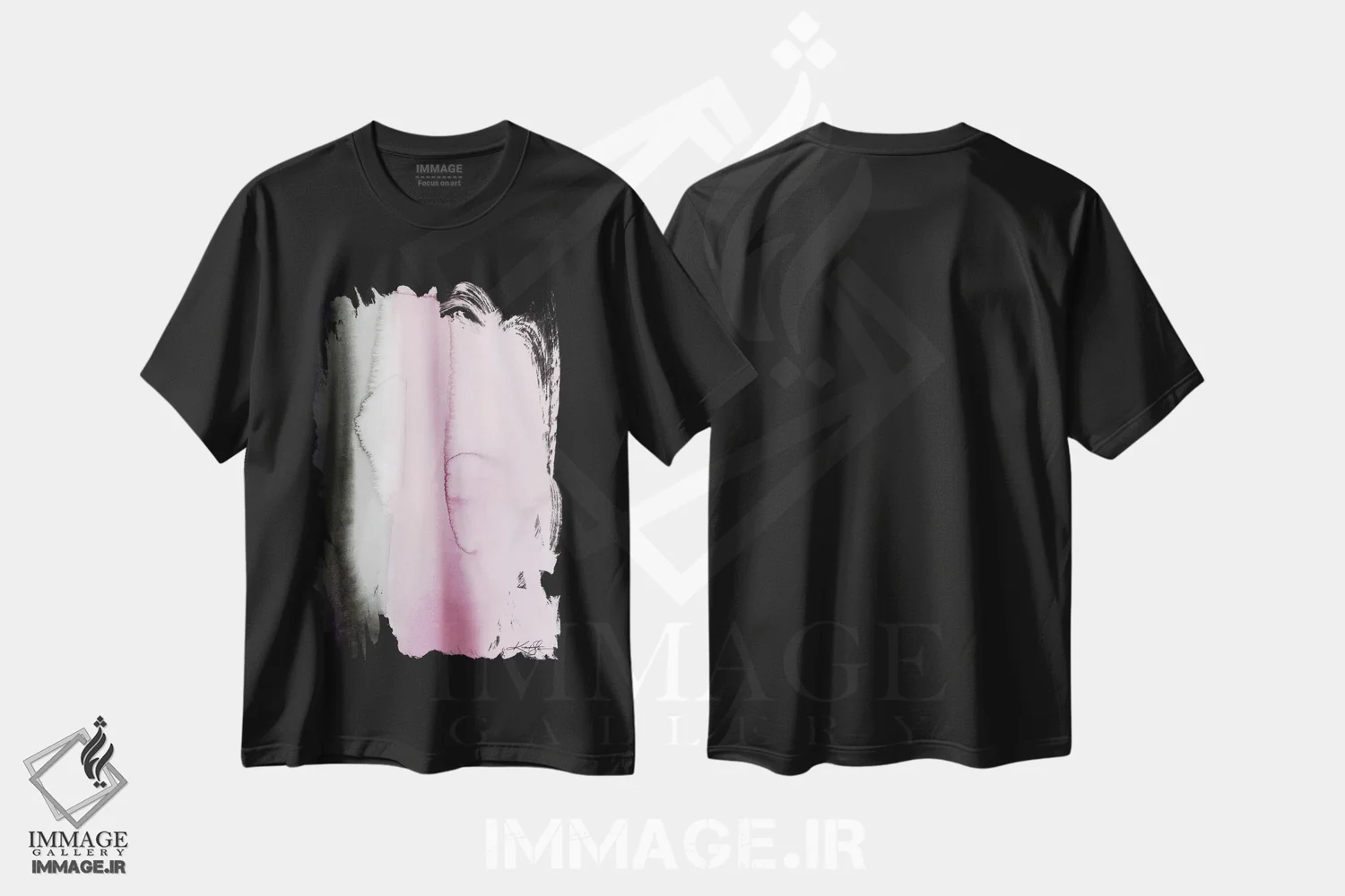 تیشرت مشکی طرح دار لحظات آرامش بخش یازدهم اثر کتی مورتون استنیون | فروشگاه ایماژ