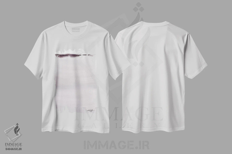 تیشرت سفید طرح دار لحظات آرامش بخش سیزدهم اثر کتی مورتون استنیون | فروشگاه ایماژ