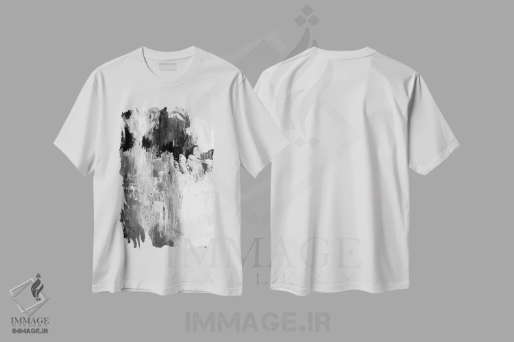 تیشرت سفید طرح دار گام آرامش چهل وششم-دوم اثر کتی مورتون استنیون | immage.ir